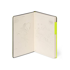 Legami - Cuaderno Rayado con Tapa Blanda Monocromo - Chartreuse - Mi Cuaderno