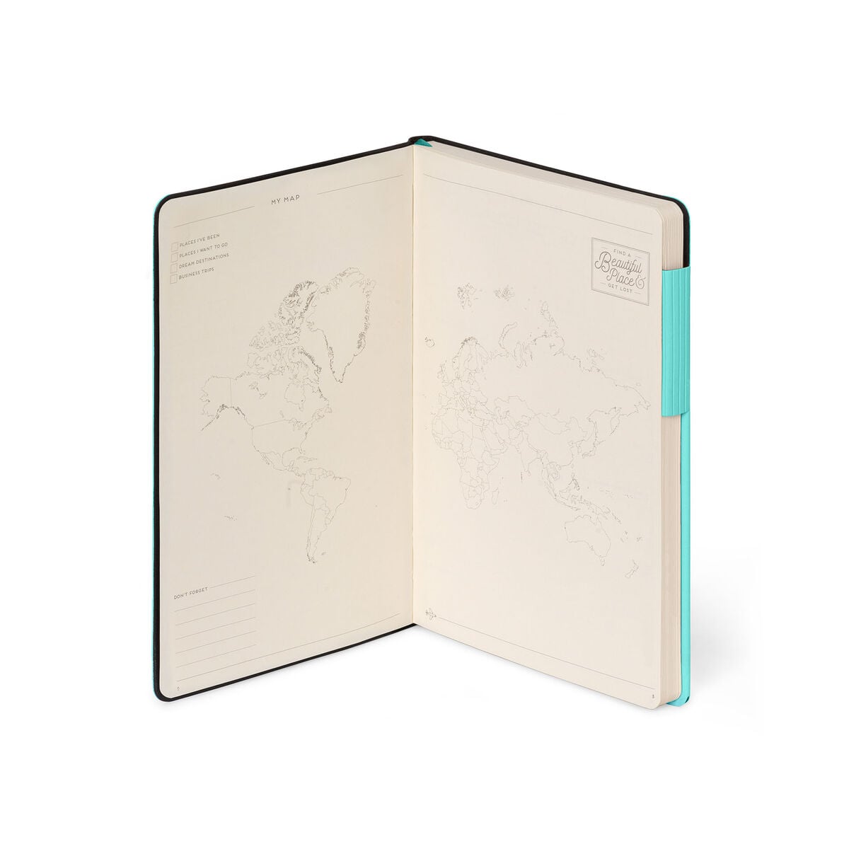 Legami - Cuaderno Rayado con Tapa Blanda Monocromática - Aquatic Awe - My Defter