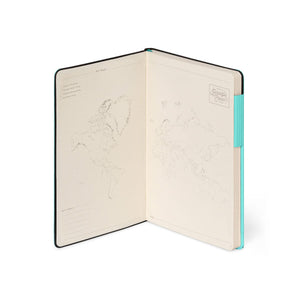 Legami - Cuaderno Rayado con Tapa Blanda Monocromática - Aquatic Awe - My Defter