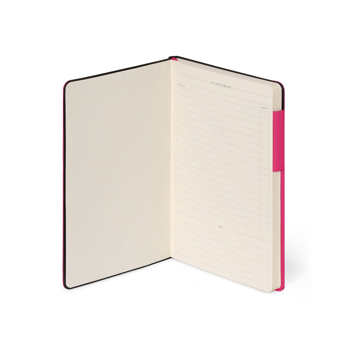 Cuaderno Legami - Cuaderno Rayado Monocromo de Tapa Blanda - Frambuesa - Mi Cuaderno