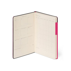 Cuaderno Legami - Cuaderno Rayado Monocromo de Tapa Blanda - Frambuesa - Mi Cuaderno