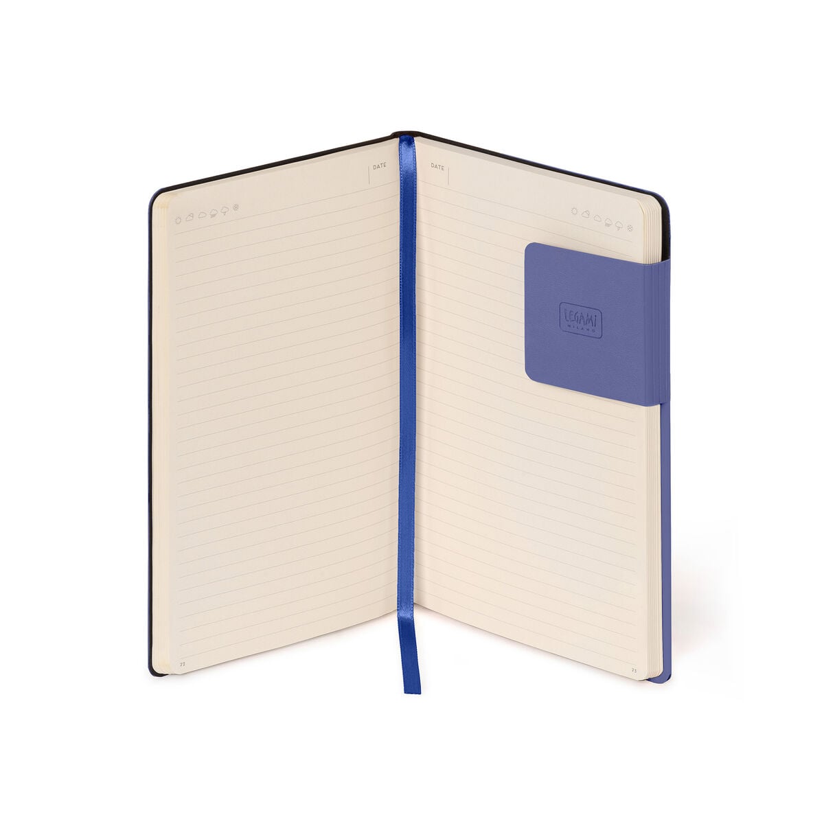 Legami - Cuaderno Rayado con Cubierta Blanda Monocromática - Future Dusk - My Defter