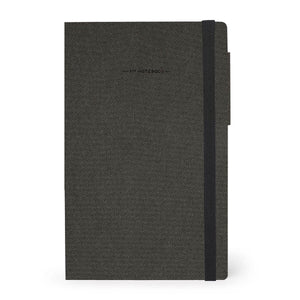 Legami - Cuaderno Rayado con Cubierta Blanda Monocromo - Deep Graphite - Mi Cuaderno
