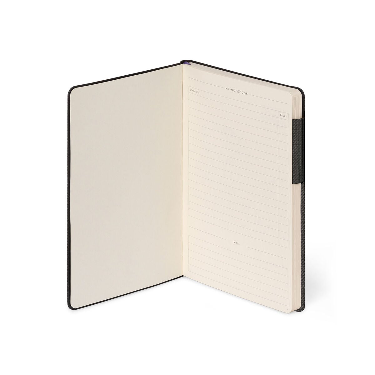 Legami - Cuaderno Rayado con Cubierta Blanda Monocromo - Deep Graphite - Mi Cuaderno