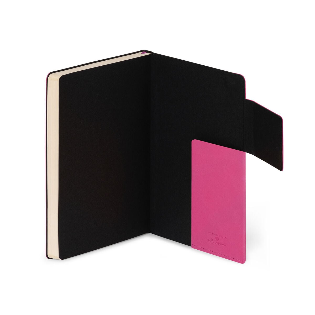 Legami - Cuaderno con páginas en blanco y cubierta blanda monocromática - Raspberry - Mi cuaderno