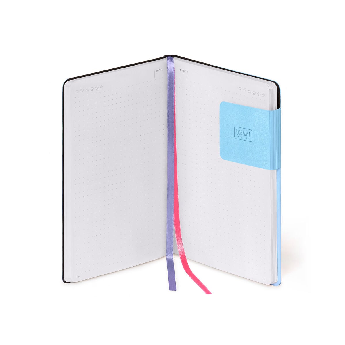 Libreta Legami con Puntos y Funda Suave Monocromática - Aura - Mi Libreta