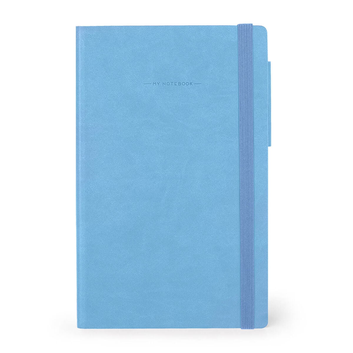 Legami - Cuaderno de puntos con funda blanda monocromática - Azul retro - My Defter