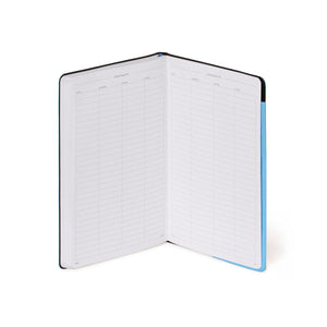 Legami - Cuaderno de puntos con funda blanda monocromática - Azul retro - My Defter