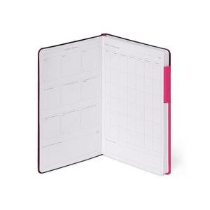 Legami - Cuaderno de puntos con cubierta suave monocromática - Raspberry - My Notebook