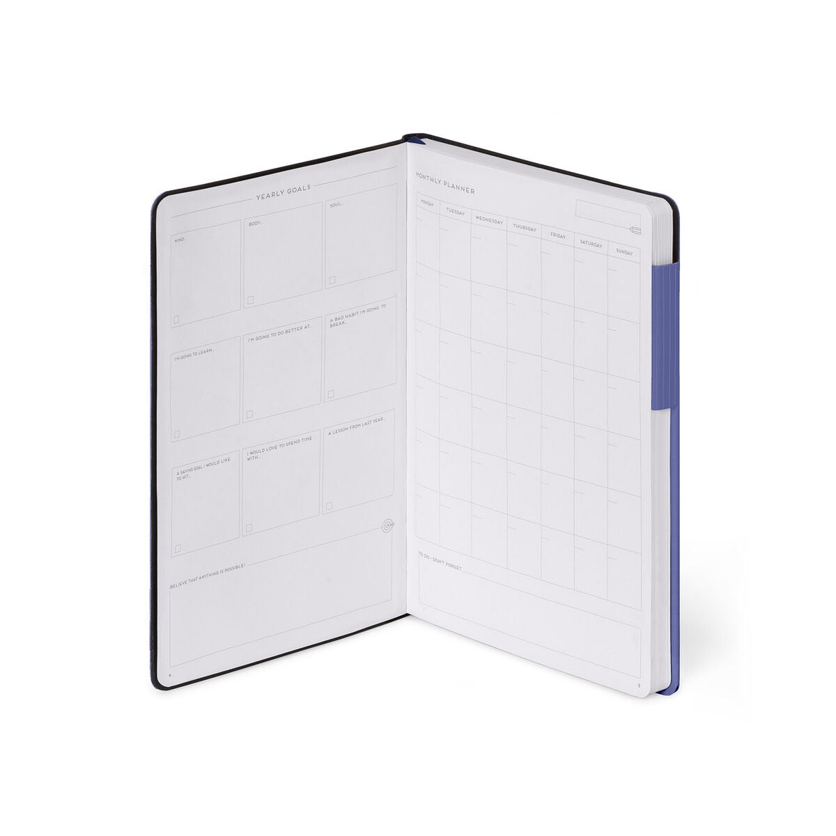 Legami - Cuaderno de puntos con cubierta suave monocromática - Future Dusk - Mi cuaderno