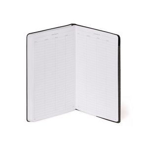 Libreta con Puntos y Funda Blanda Monocromática Legami - Grafito Intenso - My Notebook