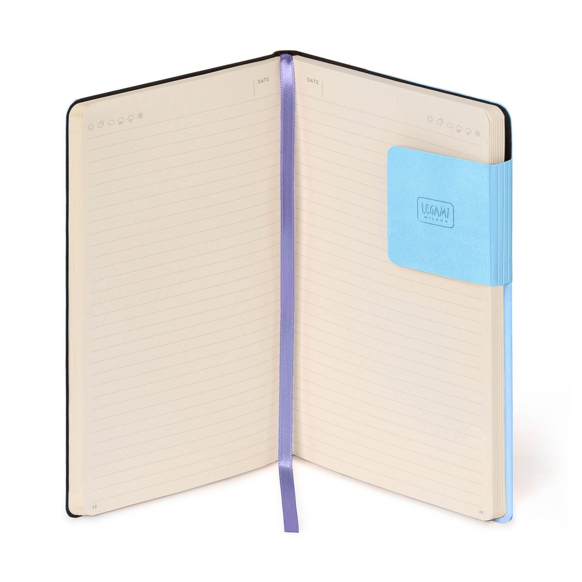 Legami - Cuaderno de espiral con cubierta suave monocromática - Aura - Mi cuaderno