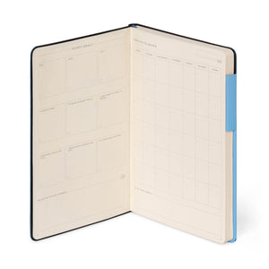 Legami – Cuaderno Rayado con Cubierta Suave Monocromática – Retro Blue – My Cuaderno
