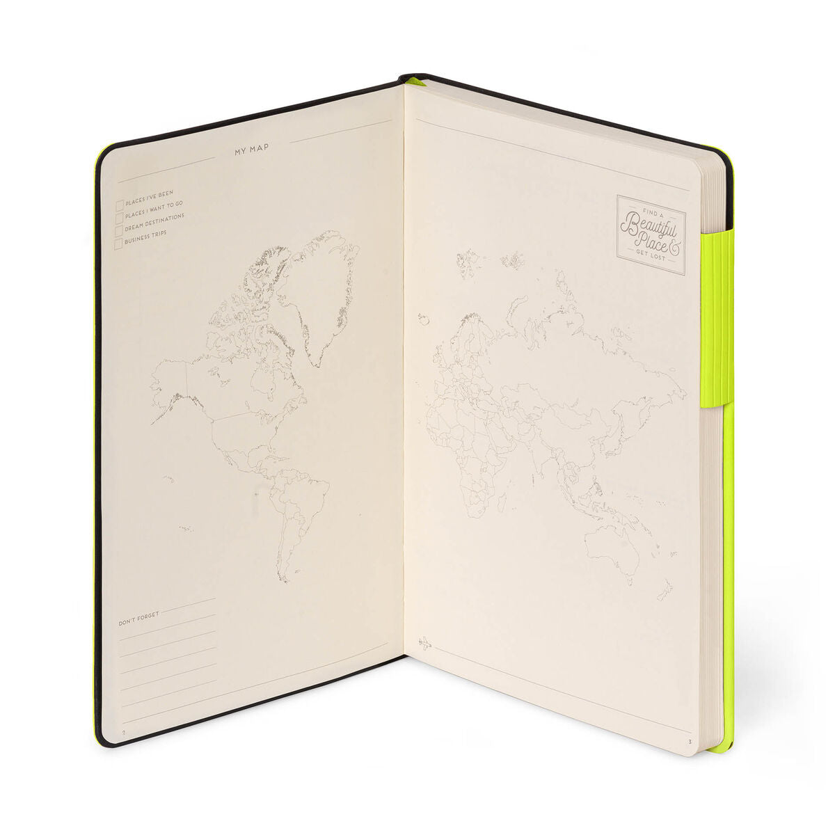Legami - Cuaderno Rayado con Tapa Blanda Monocromática - Chartreuse - My Cuaderno