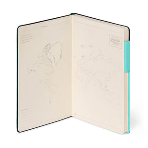 Legami - Cuaderno Rayado con Tapa Blanda Monocromática - Asombro Acuático - Mi Cuaderno