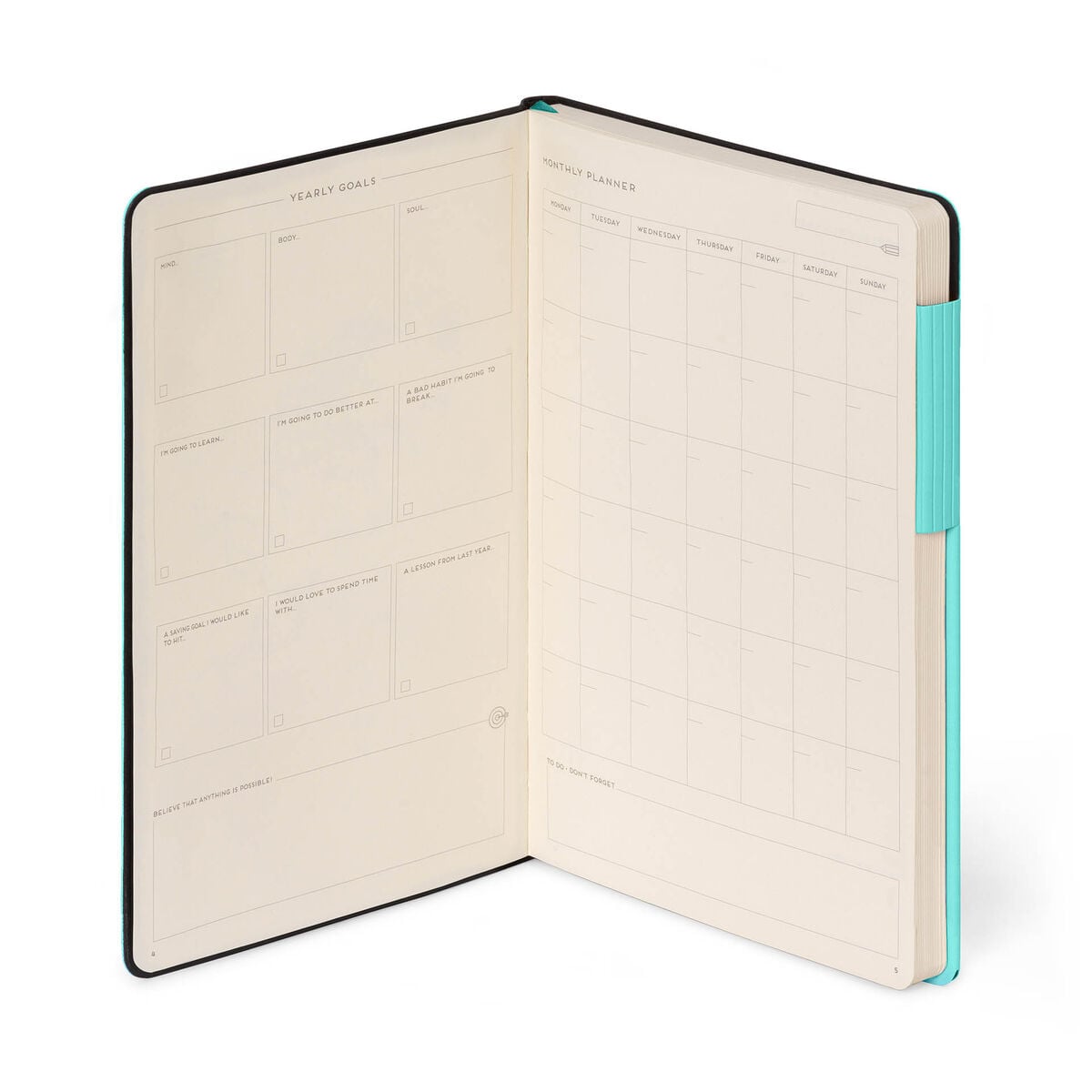 Legami - Cuaderno Rayado con Tapa Blanda Monocromática - Asombro Acuático - Mi Cuaderno