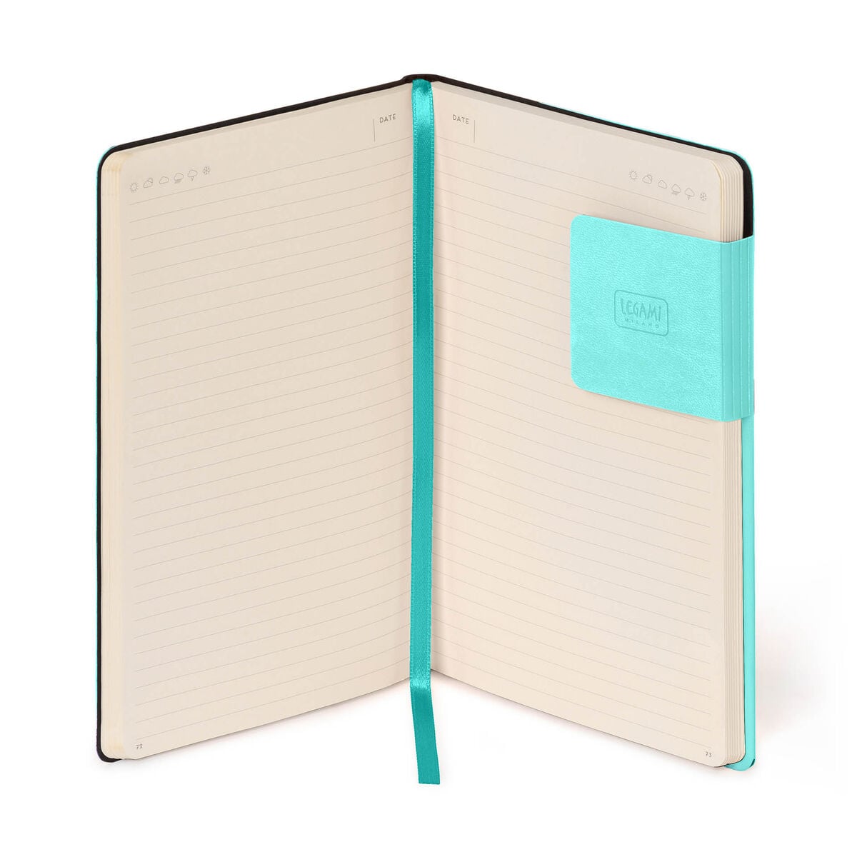 Legami - Cuaderno Rayado con Tapa Blanda Monocromática - Asombro Acuático - Mi Cuaderno