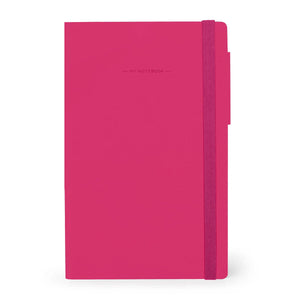 Legami - Cuaderno Rayado con Tapa Blanda Monocromática - Raspberry - My Defter