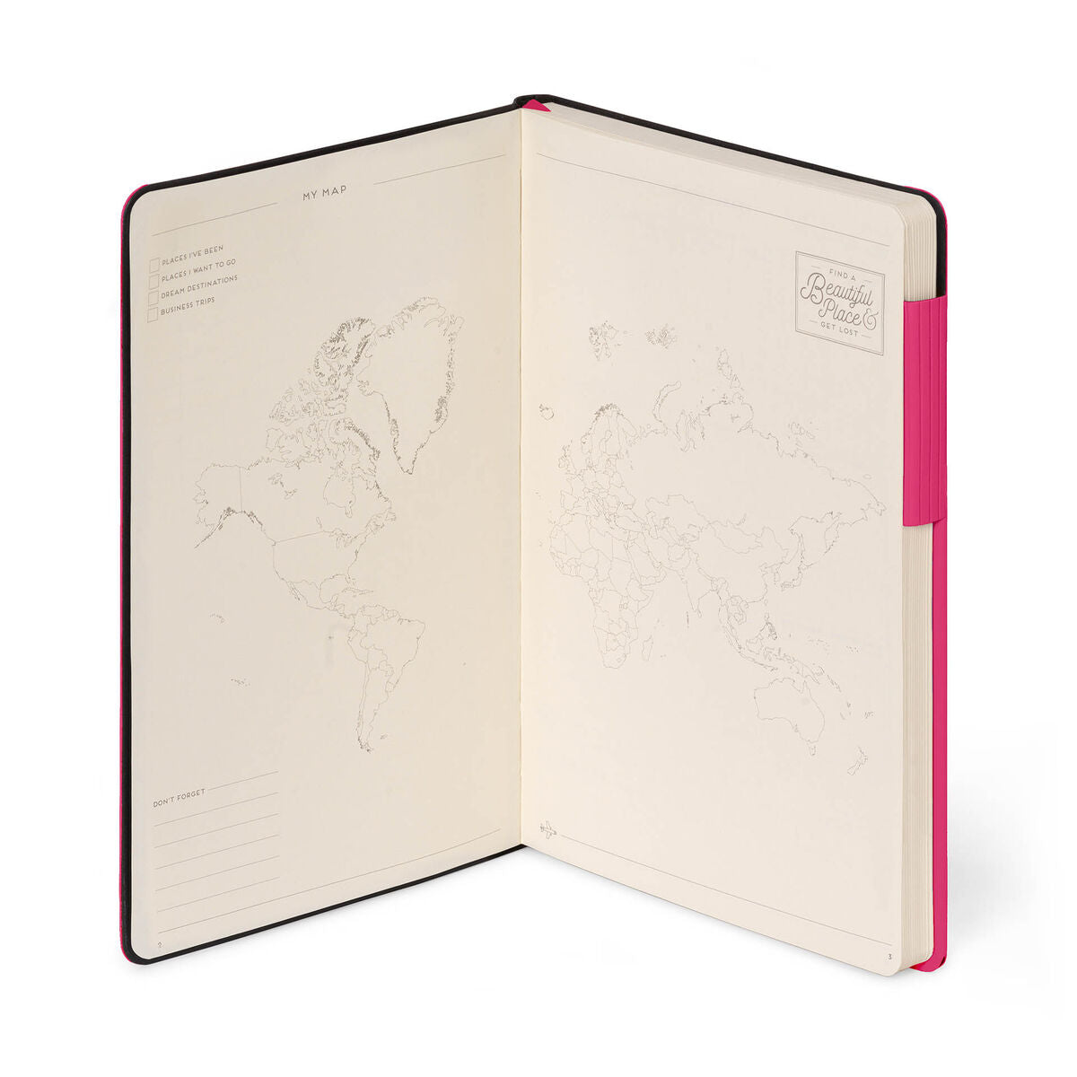 Legami - Cuaderno Rayado con Tapa Blanda Monocromática - Raspberry - My Defter