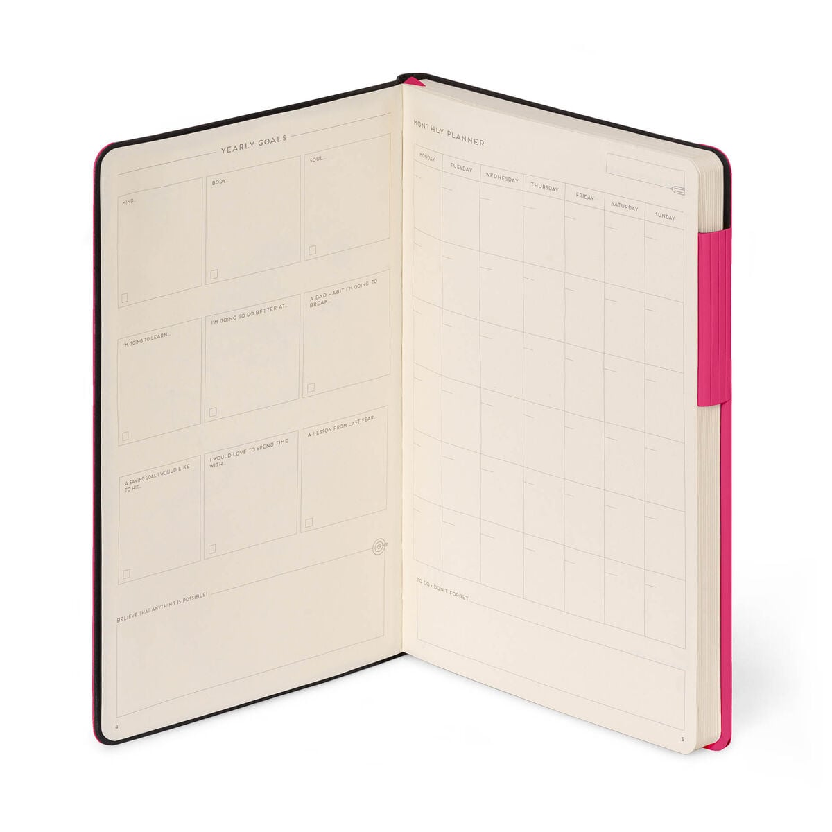 Legami - Cuaderno Rayado con Tapa Blanda Monocromática - Raspberry - My Defter