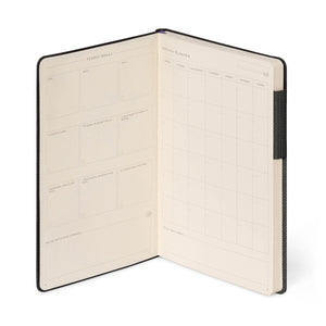 Legami - Cuaderno Rayado con Cubierta Blanda Monocromo - Deep Graphite - Mi Cuaderno