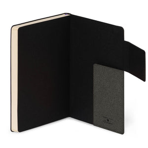 Legami - Cuaderno Rayado con Cubierta Blanda Monocromo - Deep Graphite - Mi Cuaderno