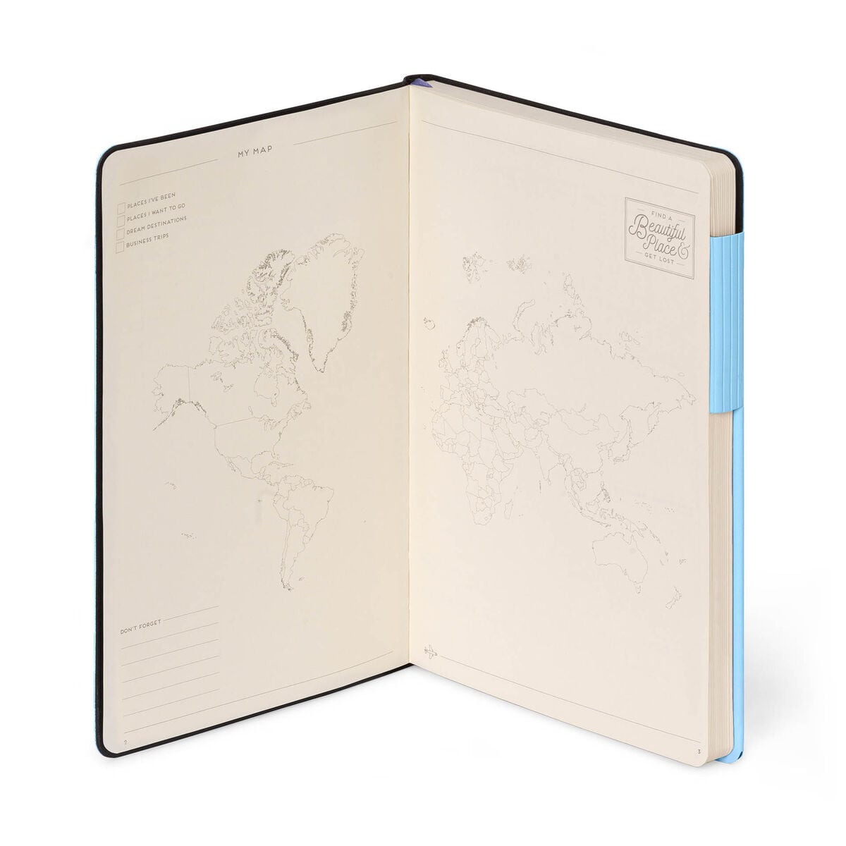 Legami - Cuaderno con páginas en blanco y tapa blanda monocromática - Aura - My Cuaderno