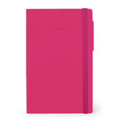 Legami - Cuaderno con Páginas en Blanco y Tapa Suave Monocromática - Frambuesa - Mi Cuaderno