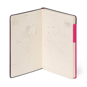 Legami - Cuaderno con Páginas en Blanco y Tapa Suave Monocromática - Frambuesa - Mi Cuaderno