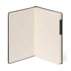 Legami - Cuaderno con páginas en blanco y tapa blanda monocromática - Grafito oscuro - Mi cuaderno