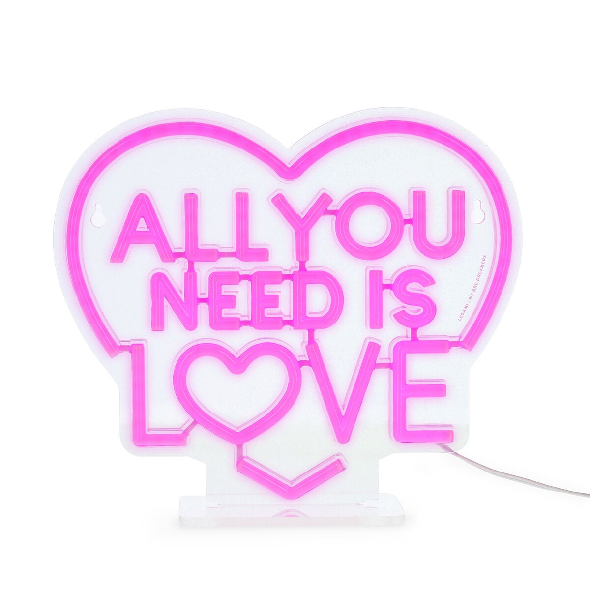 Legami - Lámpara Led Efecto Neón - All You Need is Aşk - It's a Sign