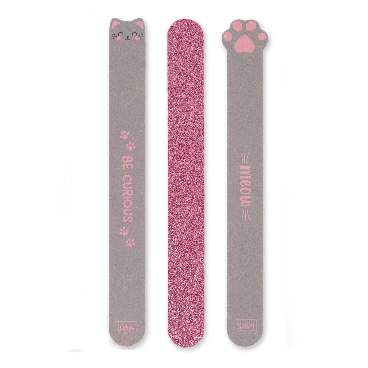 Legami - Set de 3 limas de uñas Kitty - Nails Before Males