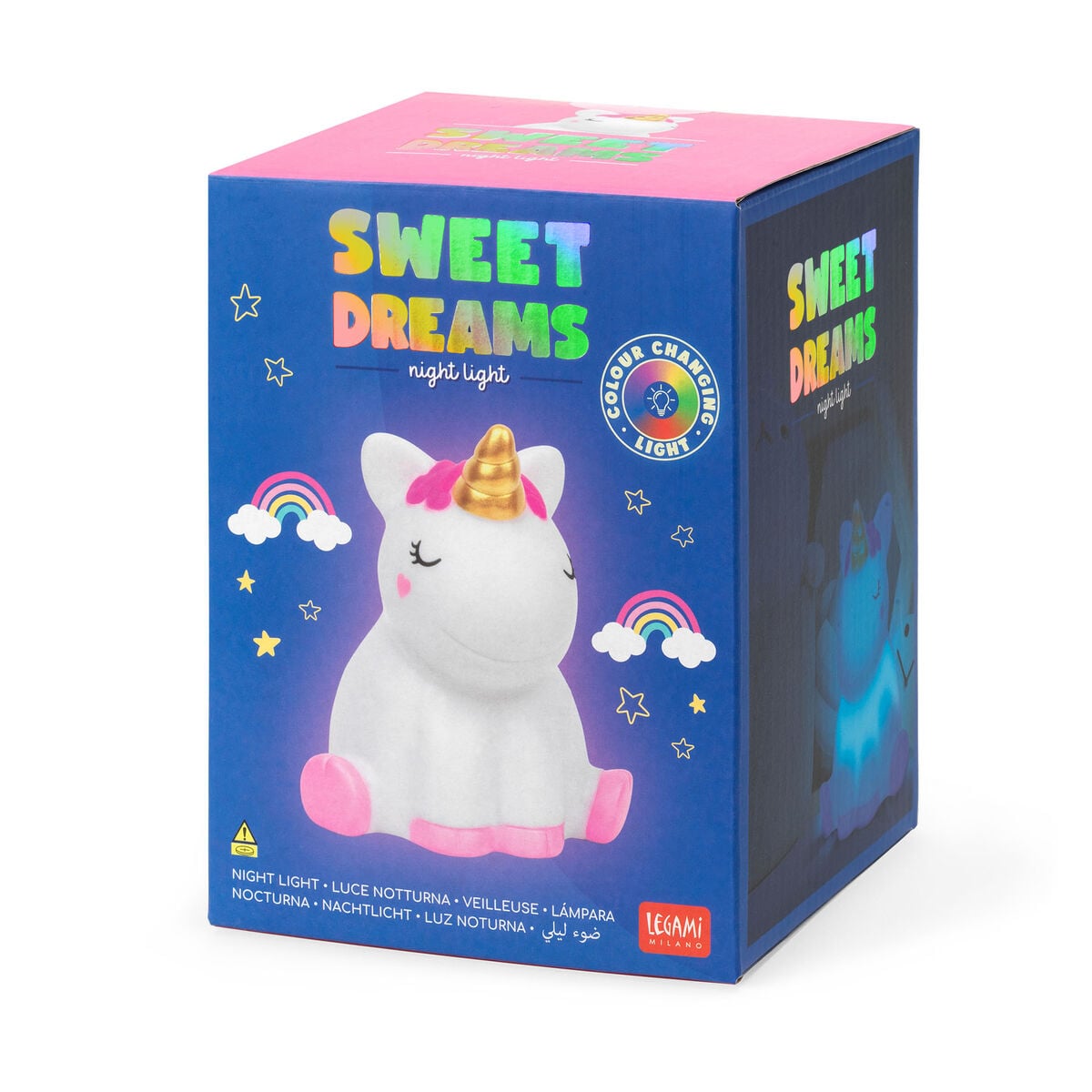 Legami - Luz Nocturna Recargable Unicornio - Dulces Sueños