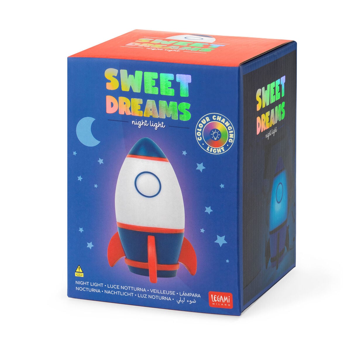 Legami - Luz Nocturna Recargable Espacial - Dulces Sueños