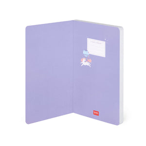 Legami - Cuaderno de fotos rayado con tapa dura ilustrada - Unicornio