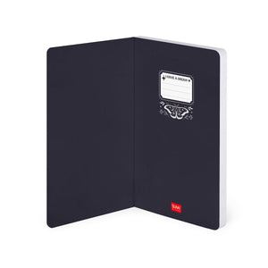 Legami - Cuaderno de fotos rayado con funda dura ilustrada - Polilla