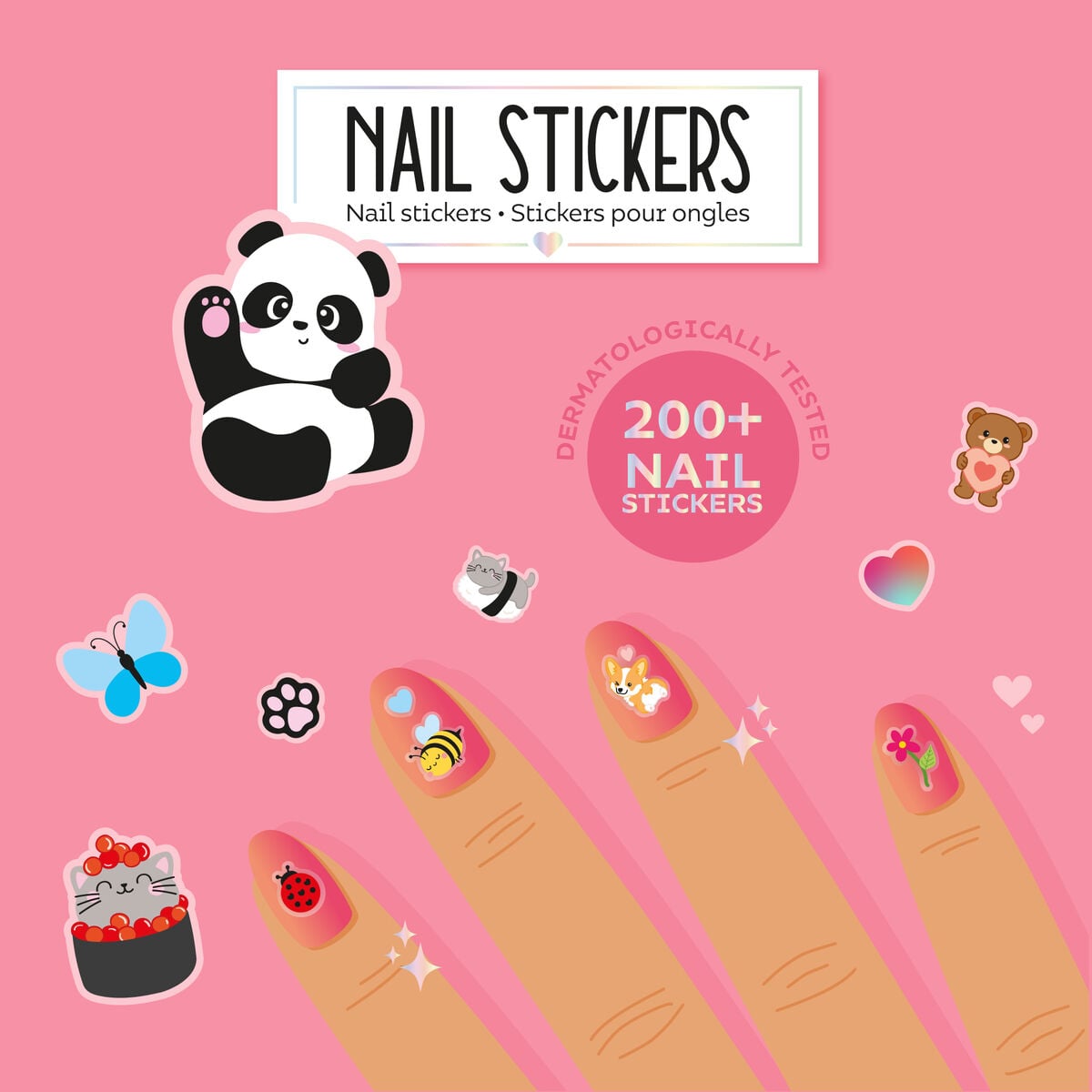 Legami - Pegatinas de Uñas de Animales Monos