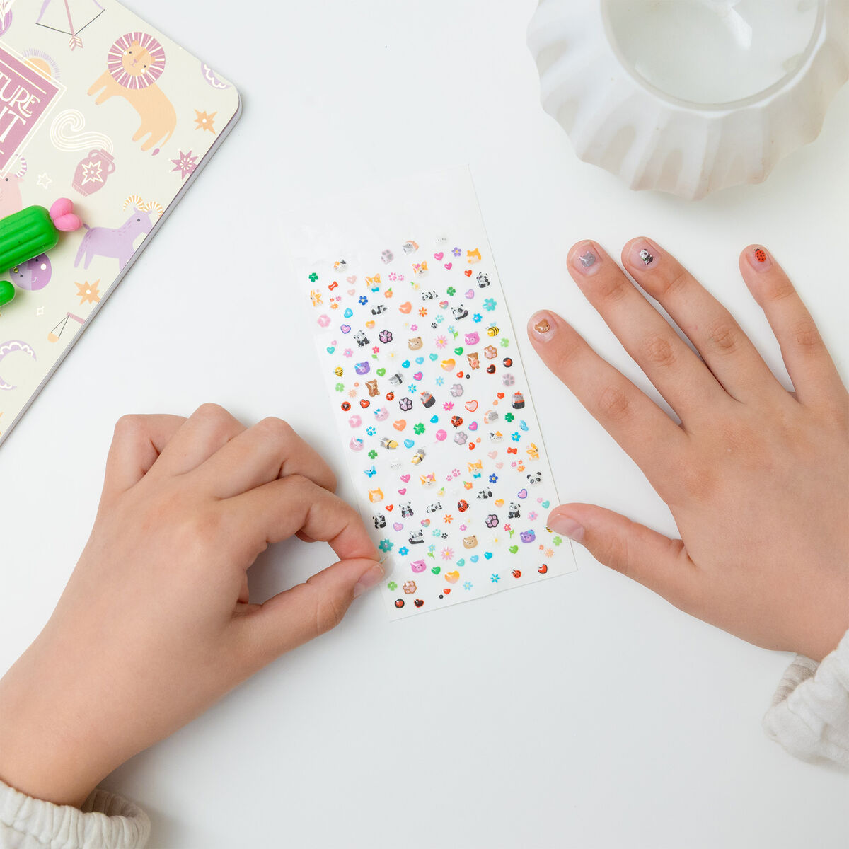Legami - Pegatinas de Uñas de Animales Monos