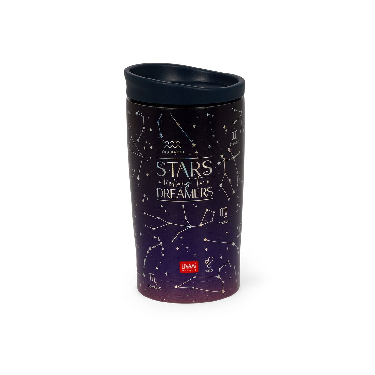 Legami - Vaso térmico de 275 ml - Estrellas - Frío y caliente