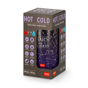 Legami - Vaso térmico de 275 ml - Estrellas - Frío y caliente