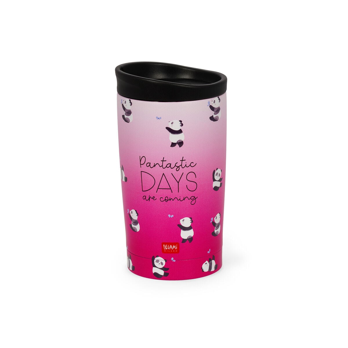 Legami - Vaso térmico de 275 ml - Panda - Frío y caliente