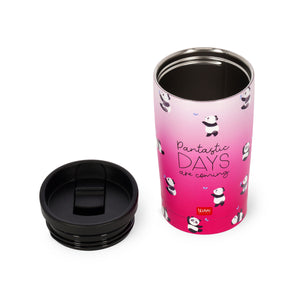Legami - Vaso térmico de 275 ml - Panda - Frío y caliente