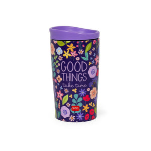 Legami - Vaso térmico de 275 ml - Flores - Frío y caliente
