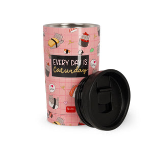 Legami - Vaso térmico de 275 ml - Gato sushi - Frío y caliente