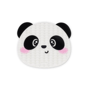 Legami - Alfombrilla limpiadora de brochas de maquillaje Panda - ¡A frotar!