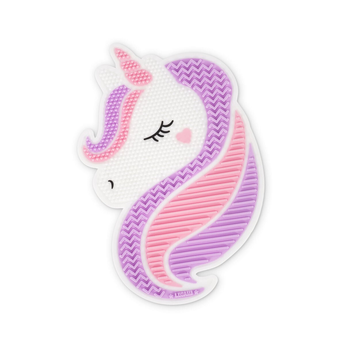 Legami - Alfombrilla limpiadora de brochas de maquillaje Unicornio - ¡Brush it Off!