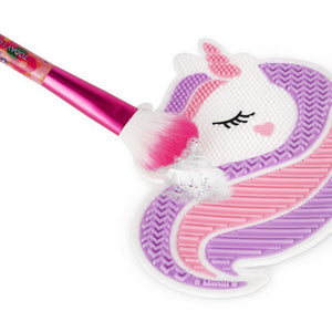 Legami - Alfombrilla limpiadora de brochas de maquillaje Unicornio - ¡Brush it Off!