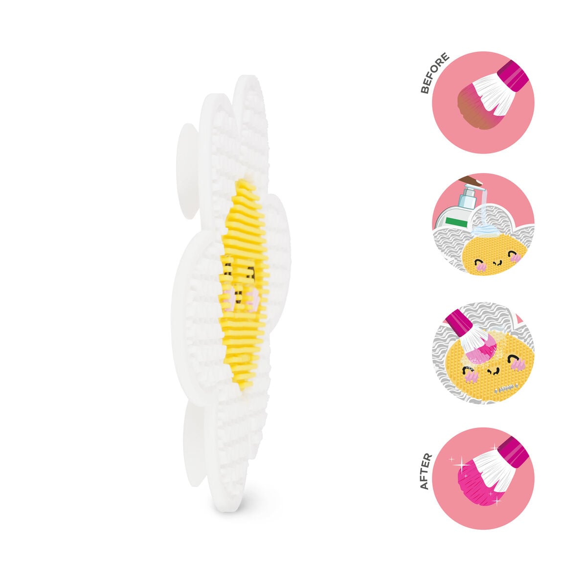 Legami - Daisy Makeup Brush Limpiador - ¡Brush it Off!