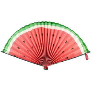 Legami - Ventilador Plegable de Papel Sandía - Fiesta & Siesta