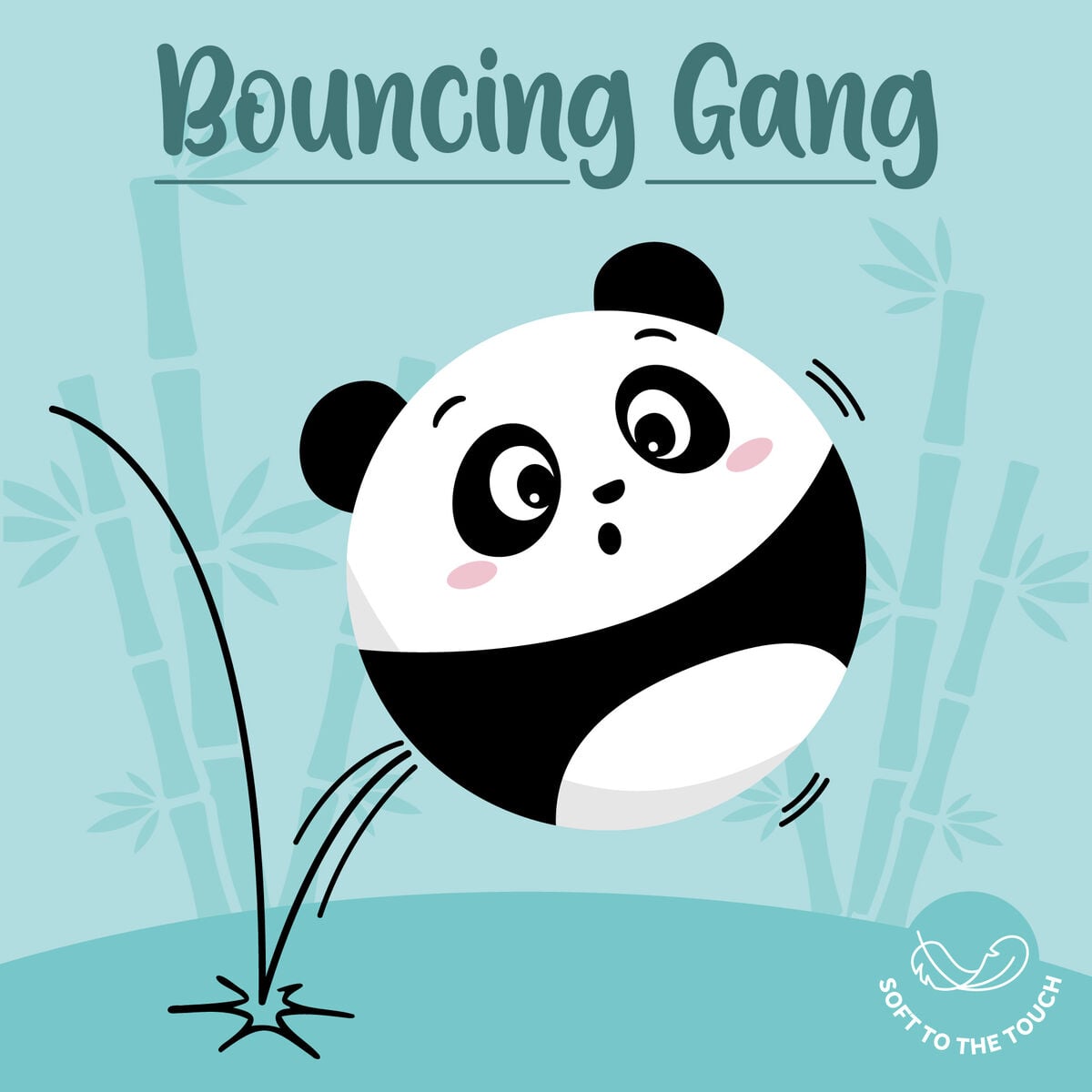Legami - Pelota saltarina - Panda - Bola hinchable Gang